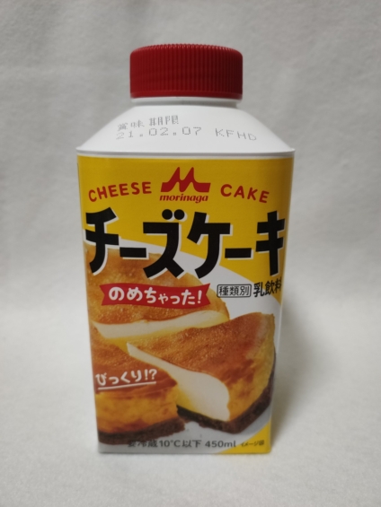 森永乳業 チーズケーキのめちゃった 新発売の飲み物をレビューするブログ